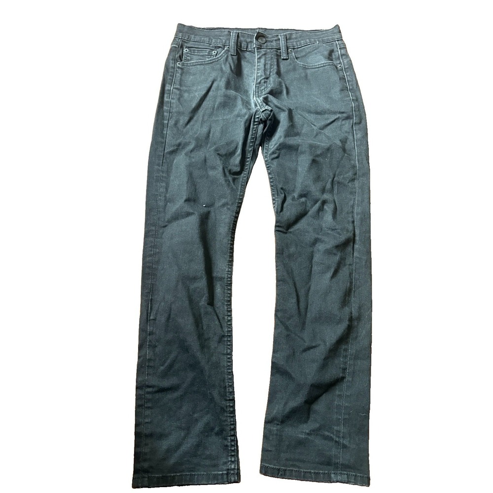 Levis 511 Jeans Mens 30X30 Black Slim Fit Skinny 5 Pocket Stretch Red Tab‎ Denim